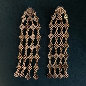 Gold earrings